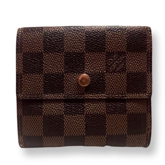 Louis Vuitton Damier Elise Wallet - Picture 1 of 12